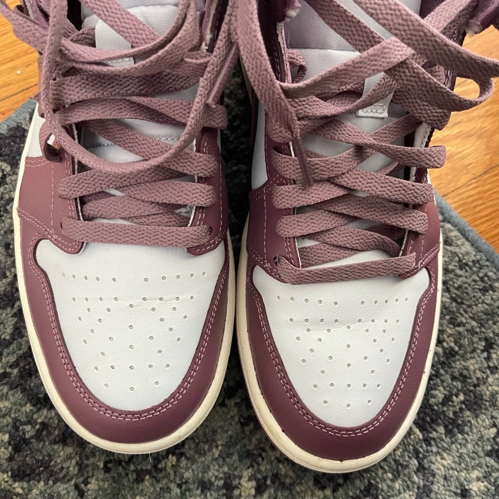 Women’s Jordan 1 mid mauve and grey